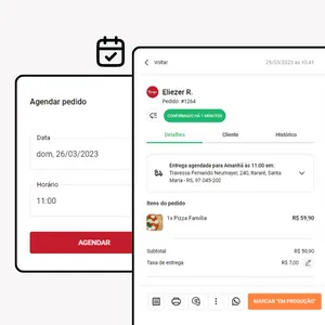 AGENDAMENTO DE PEDIDOS