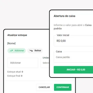 CONTROLE DE ESTOQUE E CAIXA
