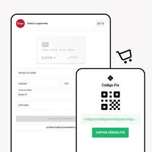 PAGAMENTO ONLINE: CRÉDITO E PIX